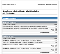 Zeiterfassung bei Dienstreise