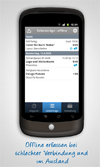 Zeiterfassung per Android ist auch bei schlechter Verbindung möglich mit dem Offline-Modus