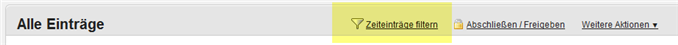 Zeiteinträge filtern - Link