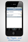 Für Projektzeiterfassung mit dem iPhone und Arbeitszeiterfassung mit dem iPhone